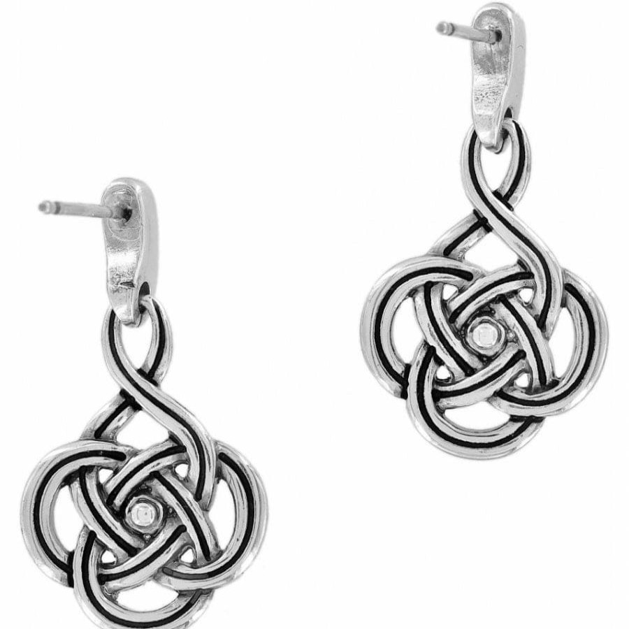 Jewelry Brighton Collectibles Earrings | Interlok Petite Post Drop Earrings Silver