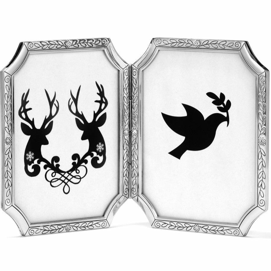 Accessories Brighton Collectibles Frames | Tapestry Double Frame Silver