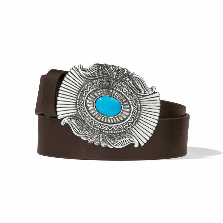 Accessories Brighton Women'S Belts | Raindance Belt Brown-Turquoise