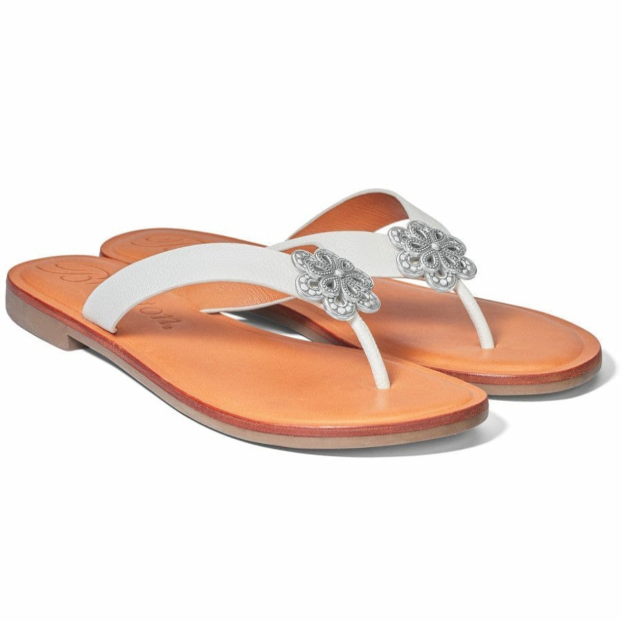 Footwear Brighton Collectibles Sandals | Aster Flower Thongs