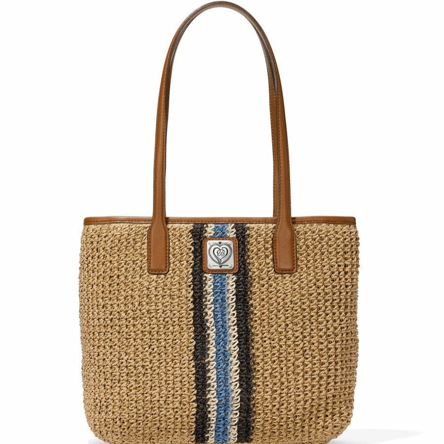 Handbags Brighton Collectibles Straw | Hensely Tote Wheat-Multi