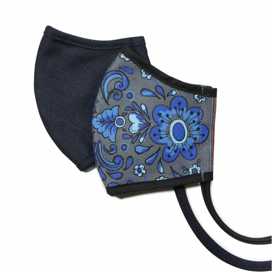 Accessories Brighton Collectibles Handbag Accessories | Blue Floral Face Mask (2 Pack) Multi