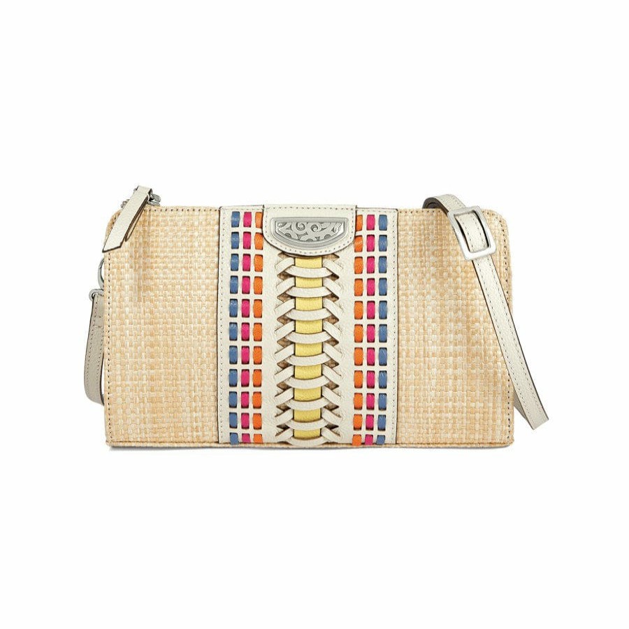 Handbags Brighton Straw | Andalusia Straw Pouch Natural-Multi