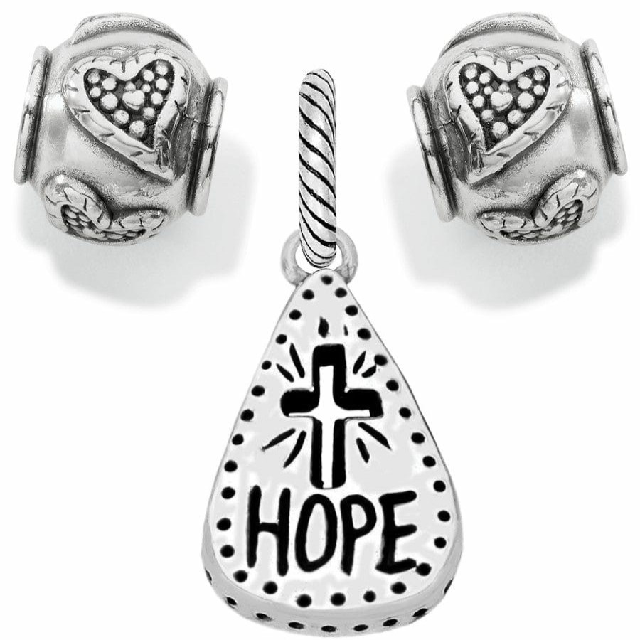 Charms Brighton Collectibles Ready-To-Wear Charm Sets | Hope And Faith Gift Set Silver