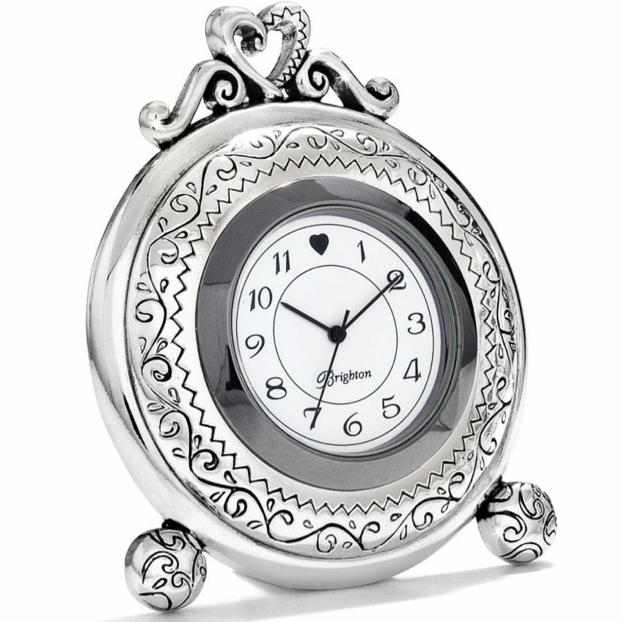 Accessories Brighton Collectibles Office & Clocks | Memphis Etched Clock Silver