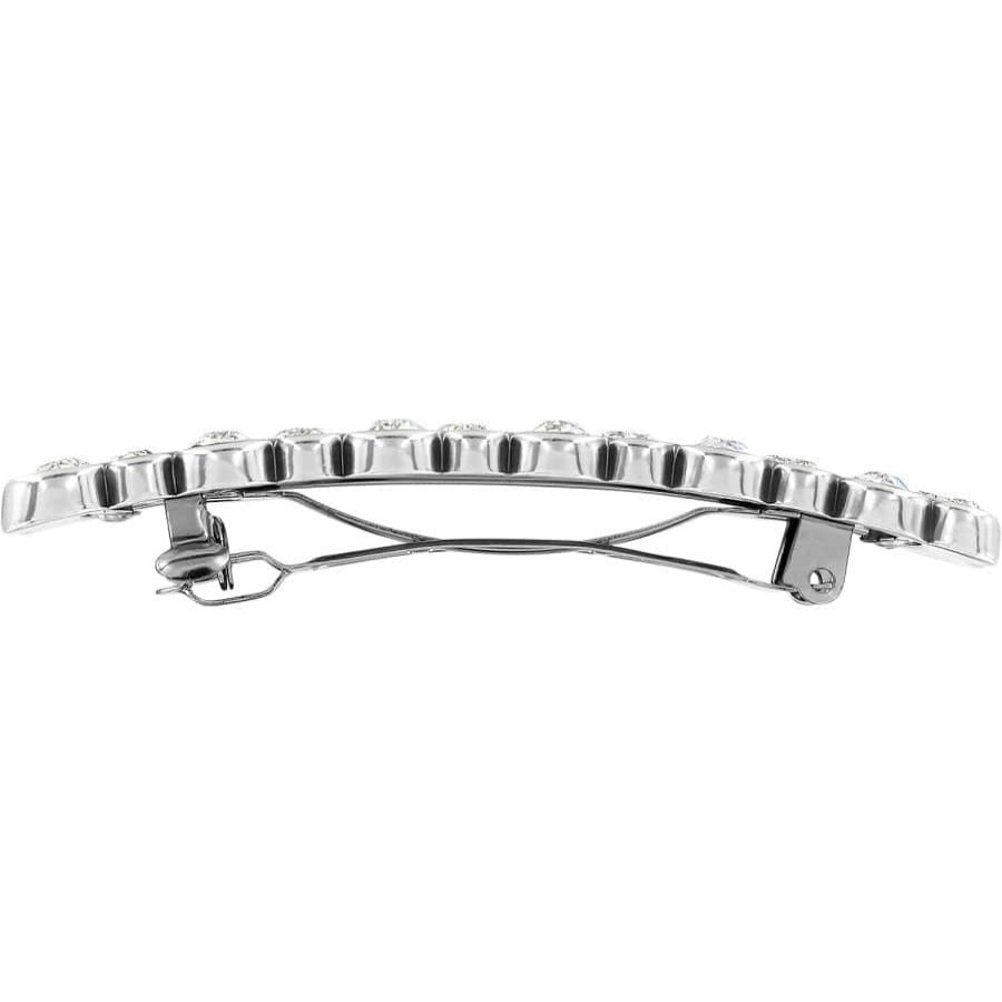 Jewelry Brighton Collectibles Hair Accessories | Infinity Sparkle Slim Barrette Silver