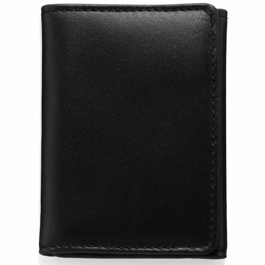 Accessories Brighton Collectibles Men'S Belts & Wallets | Forbes Tri-Fold Wallet Black