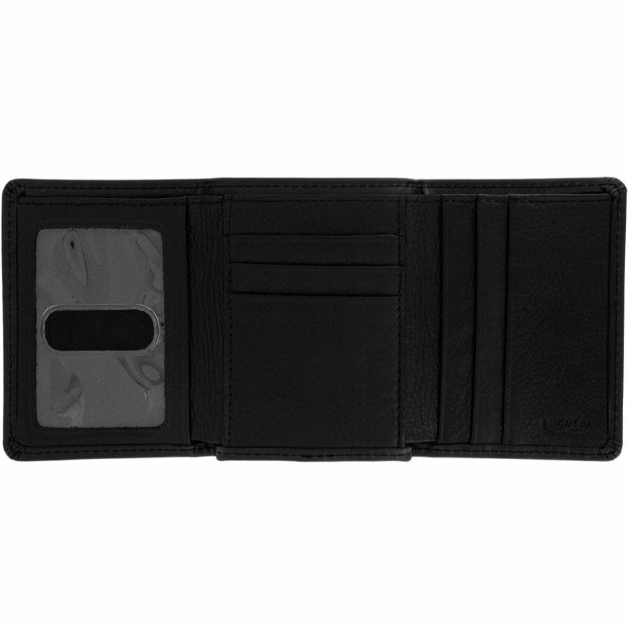 Accessories Brighton Collectibles Men'S Belts & Wallets | Forbes Tri-Fold Wallet Black