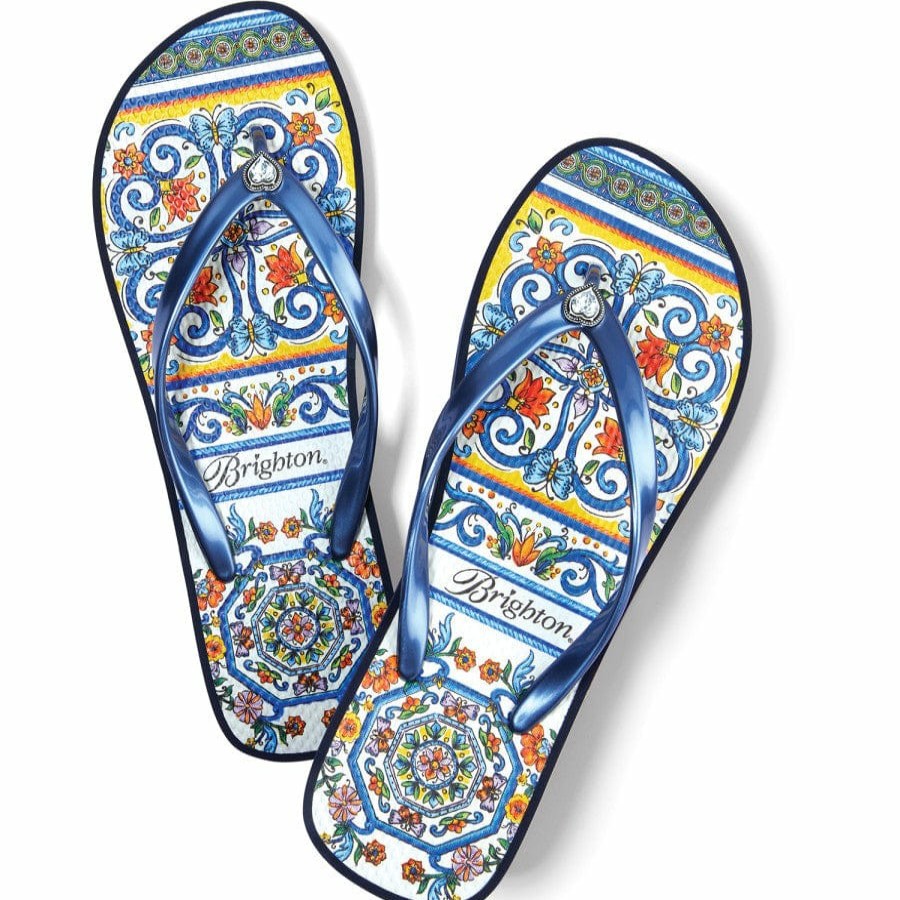 Footwear Brighton Flip Flops | Museum Flip Flops Navy