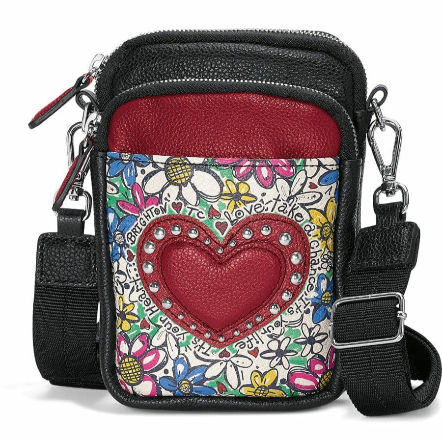 Handbags Brighton Collectibles Crossbodies | Scribble Garden Mini Utility Bag Multi