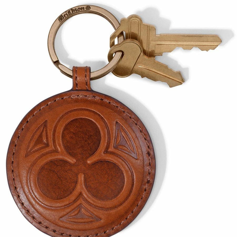 Accessories Brighton Collectibles Key Fobs | Ferrara Toscana Tres Foil Key Fob Cognac