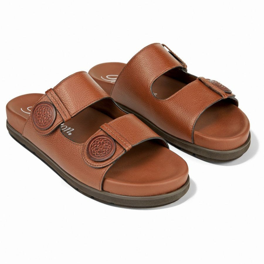 Footwear Brighton Sandals | Hayes Flat Sandals Bourbon