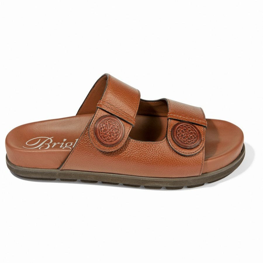 Footwear Brighton Sandals | Hayes Flat Sandals Bourbon