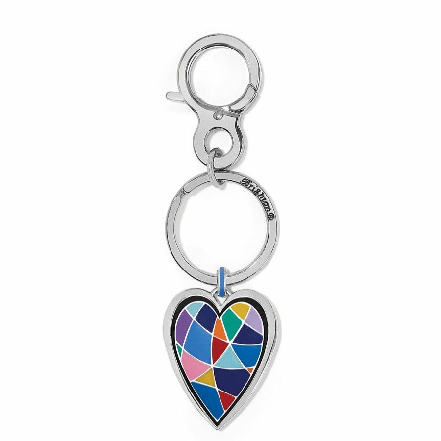 Accessories Brighton Key Fobs | Colormix Heart Handbag Fob Multi