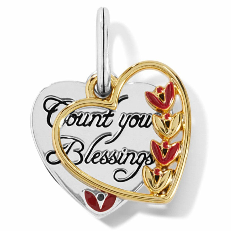 Charms Brighton Collectibles Charms | Grateful Charm Silver-Gold