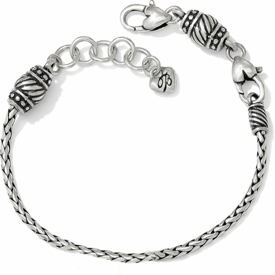 Charms Brighton Collectibles Charm Necklaces & Holders | Barrel Slide Bracelet Silver