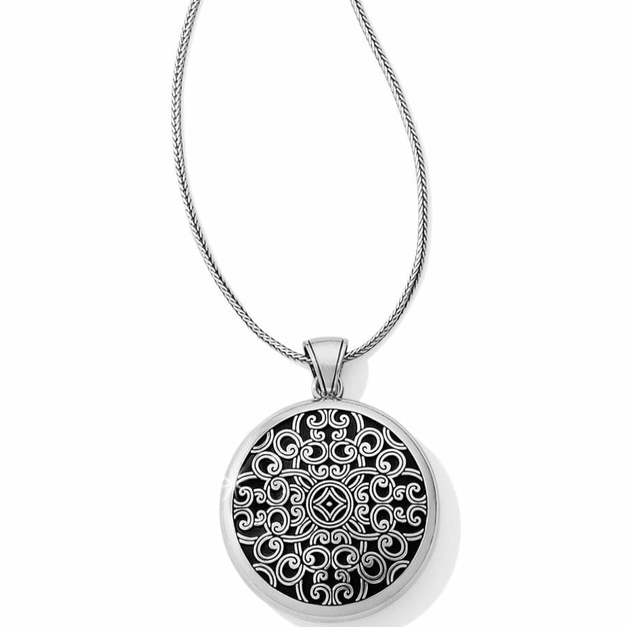 Jewelry Brighton Collectibles Photo Lockets | Serendipity Convertible Locket Necklace Silver-Black