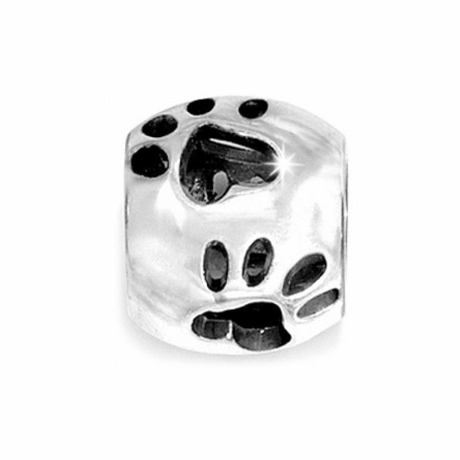 Charms Brighton Collectibles Beads & Spacers | Paw Bead Silver