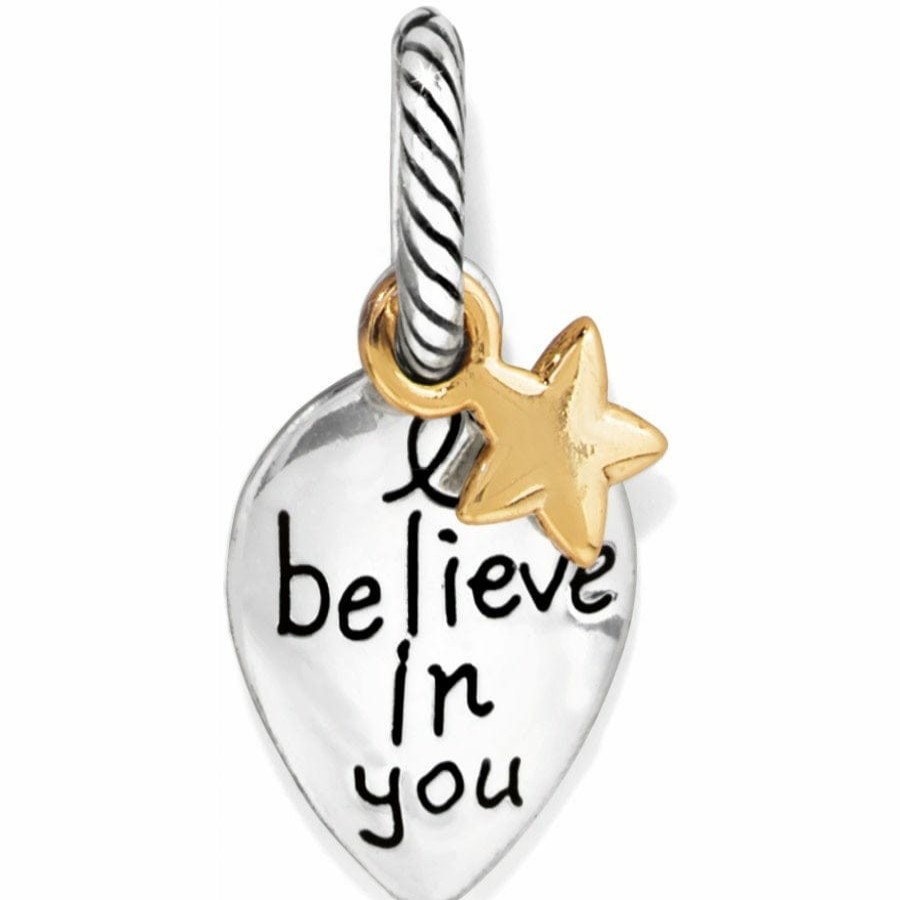 Charms Brighton Collectibles Charms | Believe Charm Silver-Gold