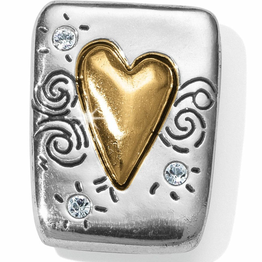 Accessories Brighton Collectibles Office & Clocks | Remember Your Heart Magnet Silver-Gold