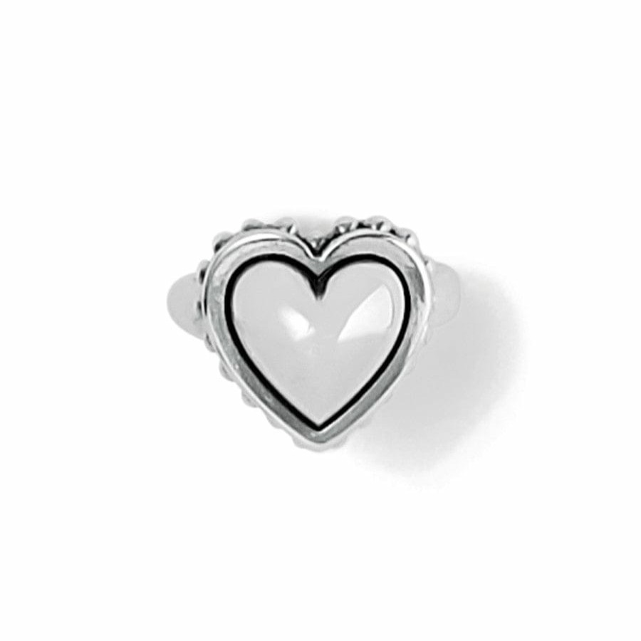 Jewelry Brighton Rings | Pretty Tough Bold Heart Ring Silver