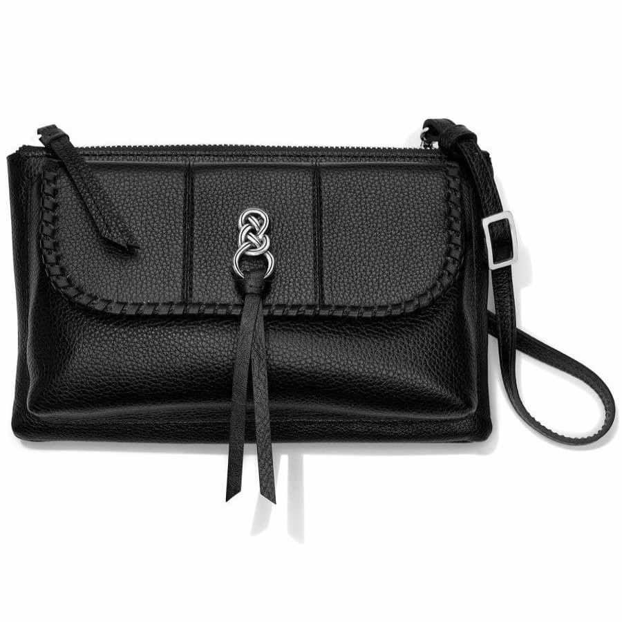 Handbags Brighton Collectibles Wallets & Card Cases | Interlok Convertible Belt Pouch Black