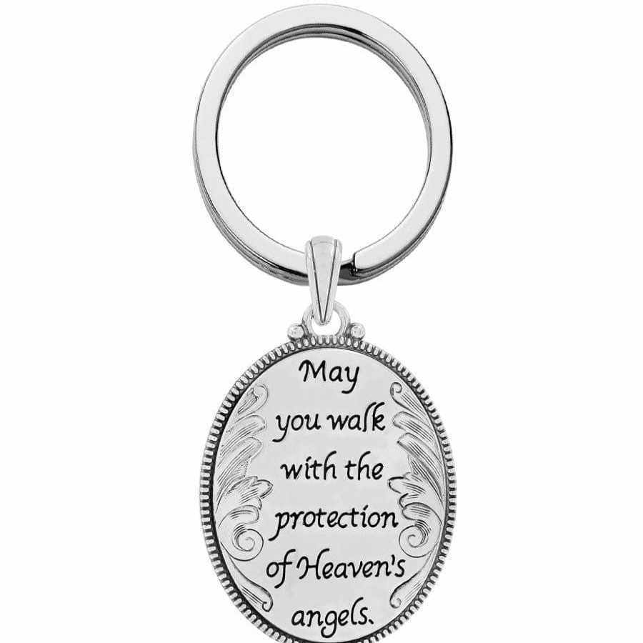 Accessories Brighton Collectibles Key Fobs | Guardian Angel Key Fob Silver