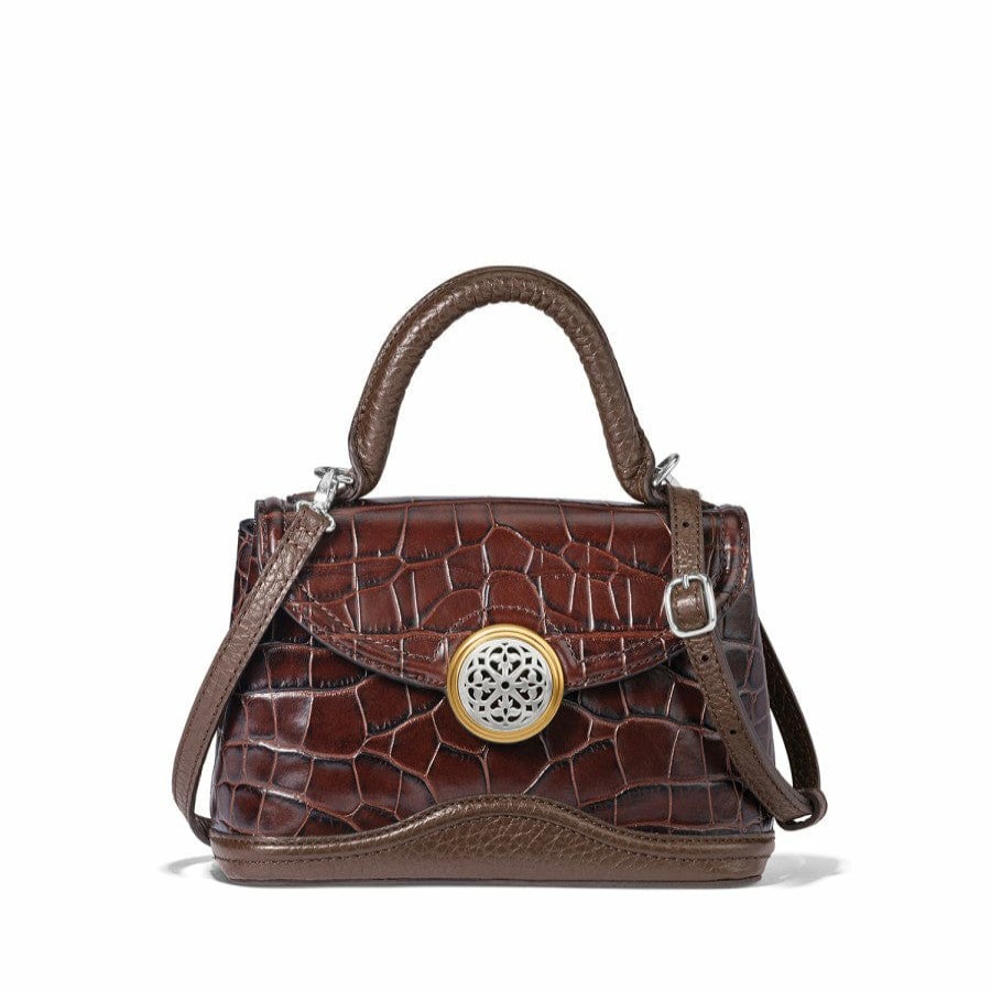 Handbags Brighton Collectibles Satchels | Mini Klara Satchel Chocolate