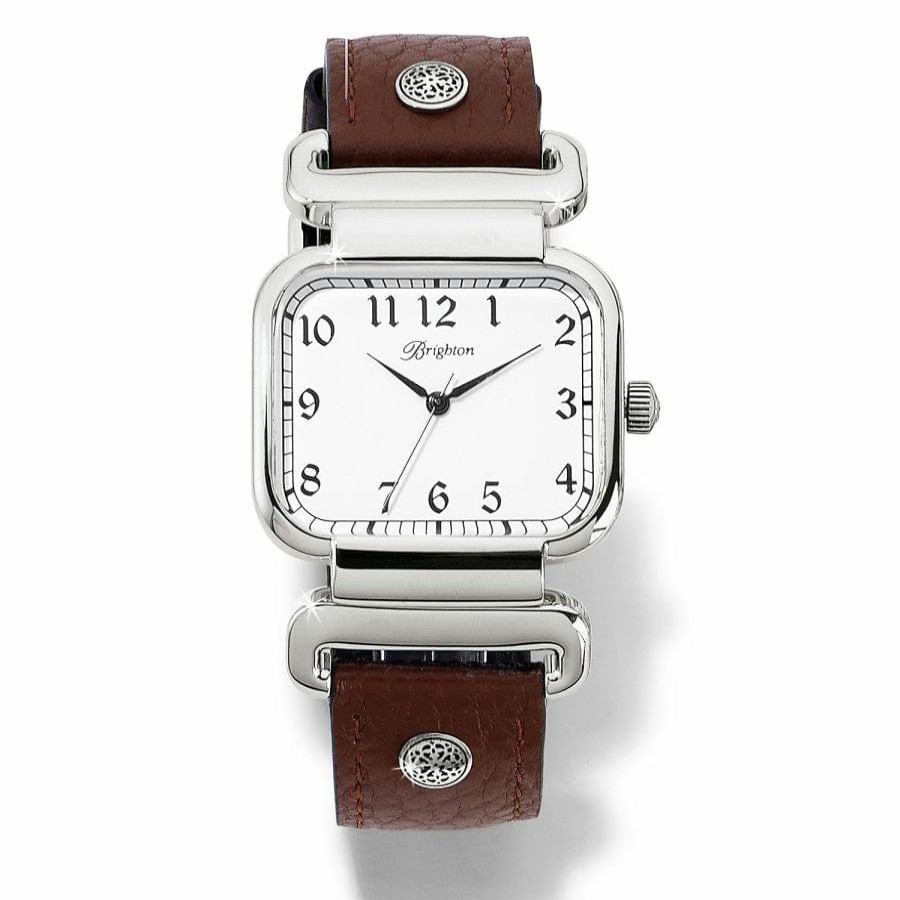 Jewelry Brighton Collectibles Watches | Montecito Reversible Watch Black-Brown