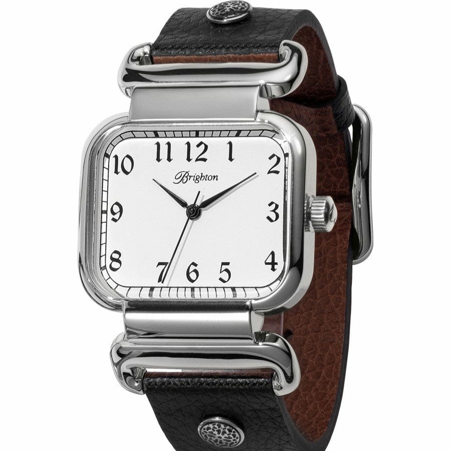 Jewelry Brighton Collectibles Watches | Montecito Reversible Watch Black-Brown