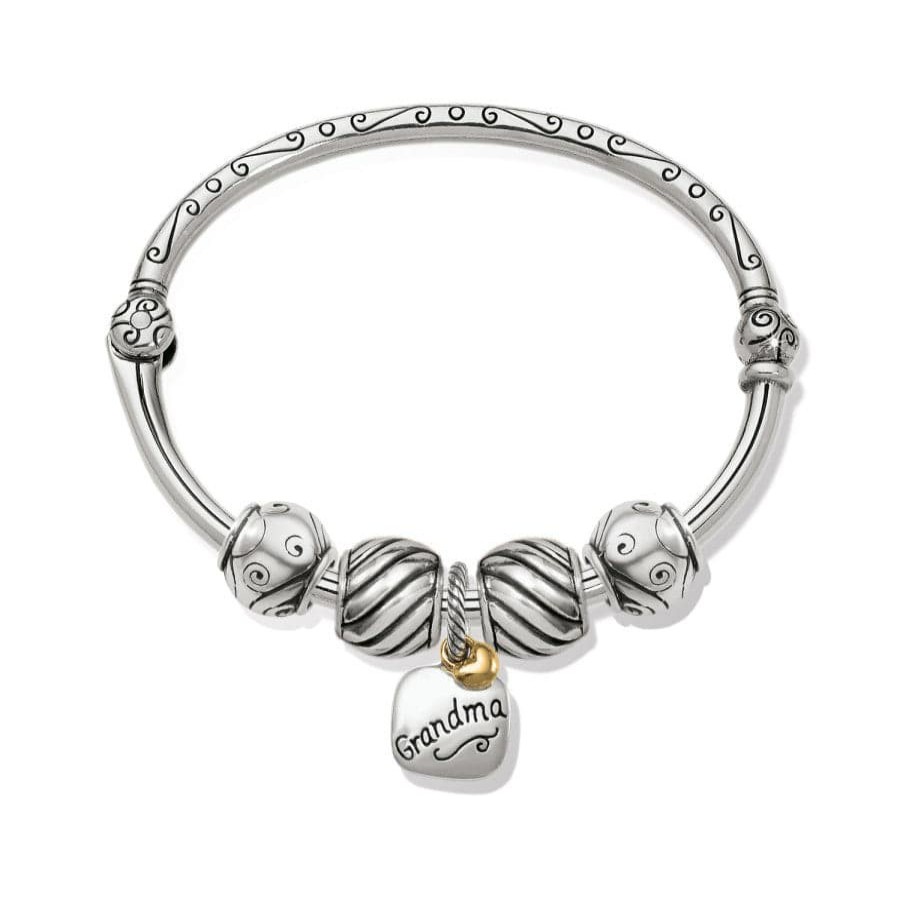 Charms Brighton Collectibles Ready-To-Wear Charm Sets | We Love Grandma Charm Bangle Silver-Gold