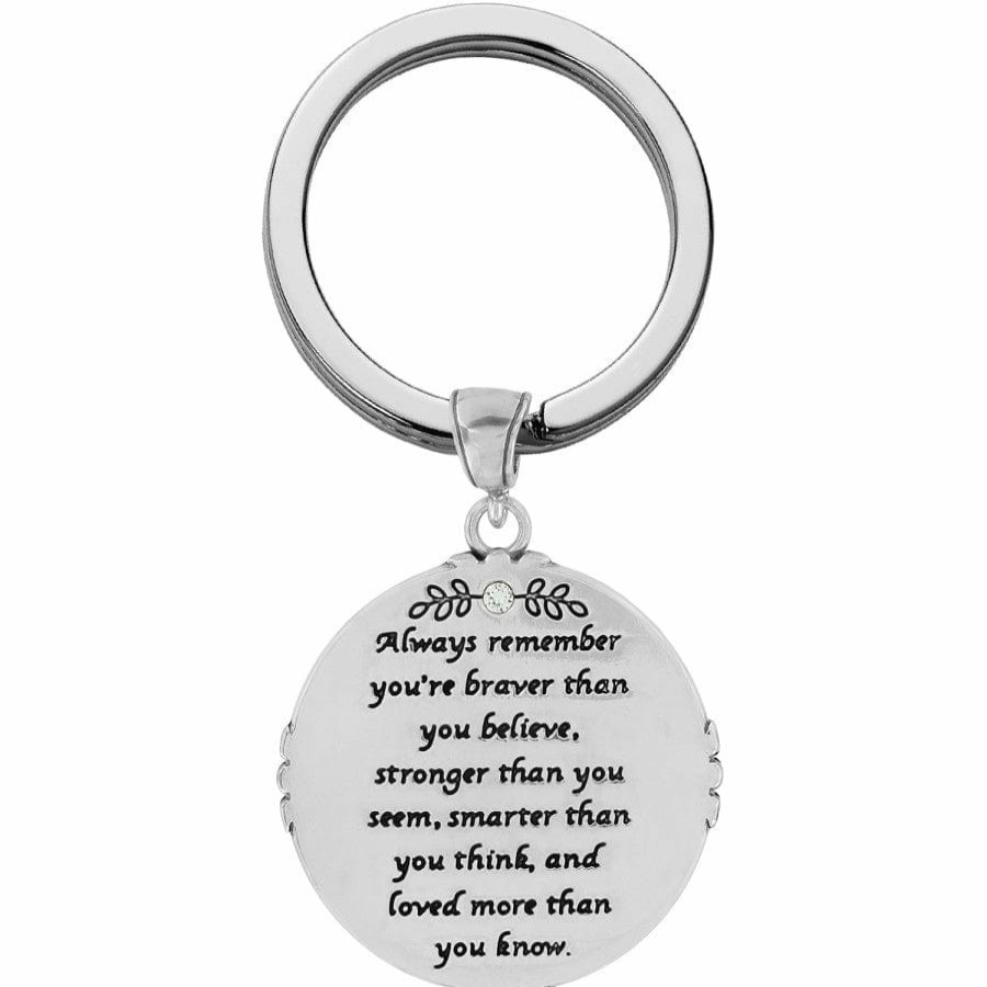 Accessories Brighton Collectibles Key Fobs | Brave Angel Key Fob Silver-Gold