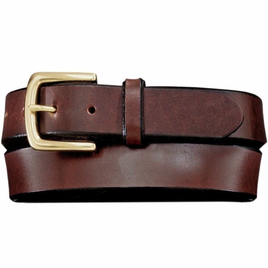 Accessories Brighton Collectibles Men'S Belts & Wallets | English Bevel Latigo Belt Brown