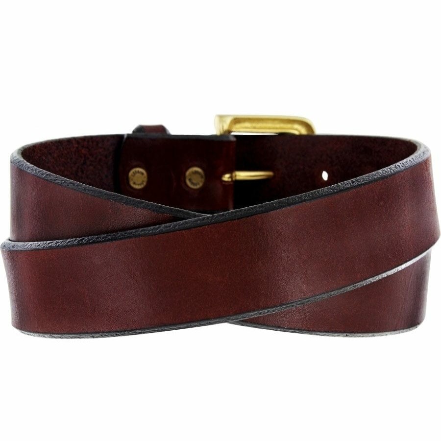 Accessories Brighton Collectibles Men'S Belts & Wallets | English Bevel Latigo Belt Brown