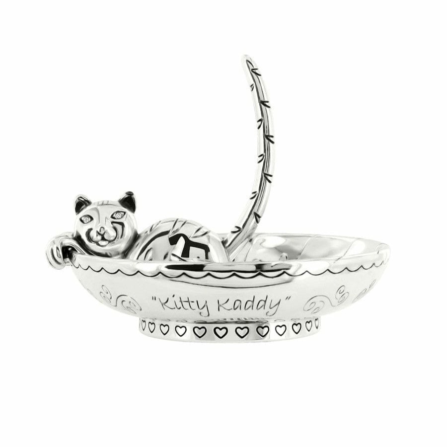 Jewelry Brighton Collectibles Jewelry Holders | Kitty Kaddy Tray Silver