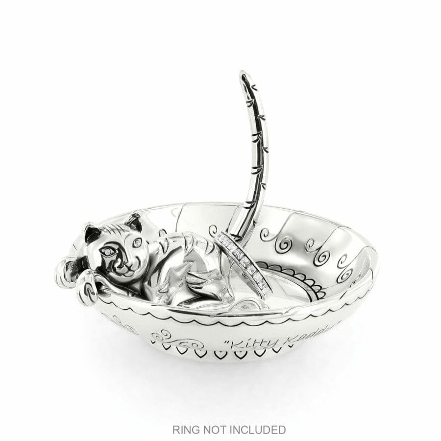 Jewelry Brighton Collectibles Jewelry Holders | Kitty Kaddy Tray Silver