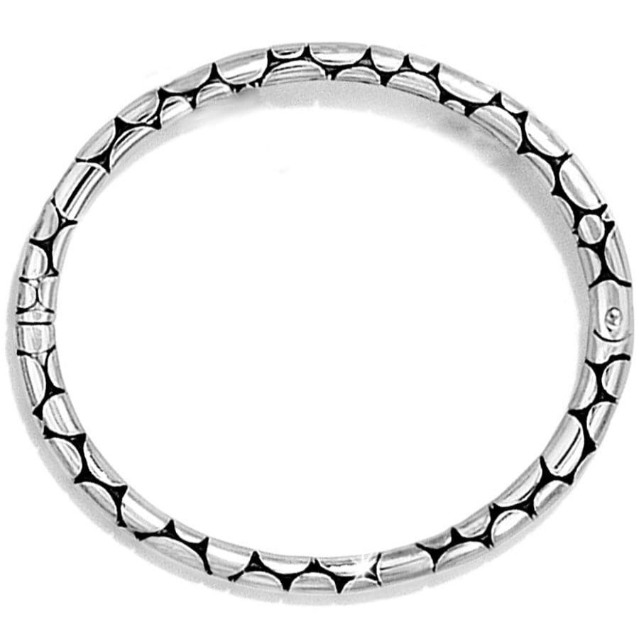 Jewelry Brighton Collectibles Bracelets | Pebble Slim Hinged Bangle Silver