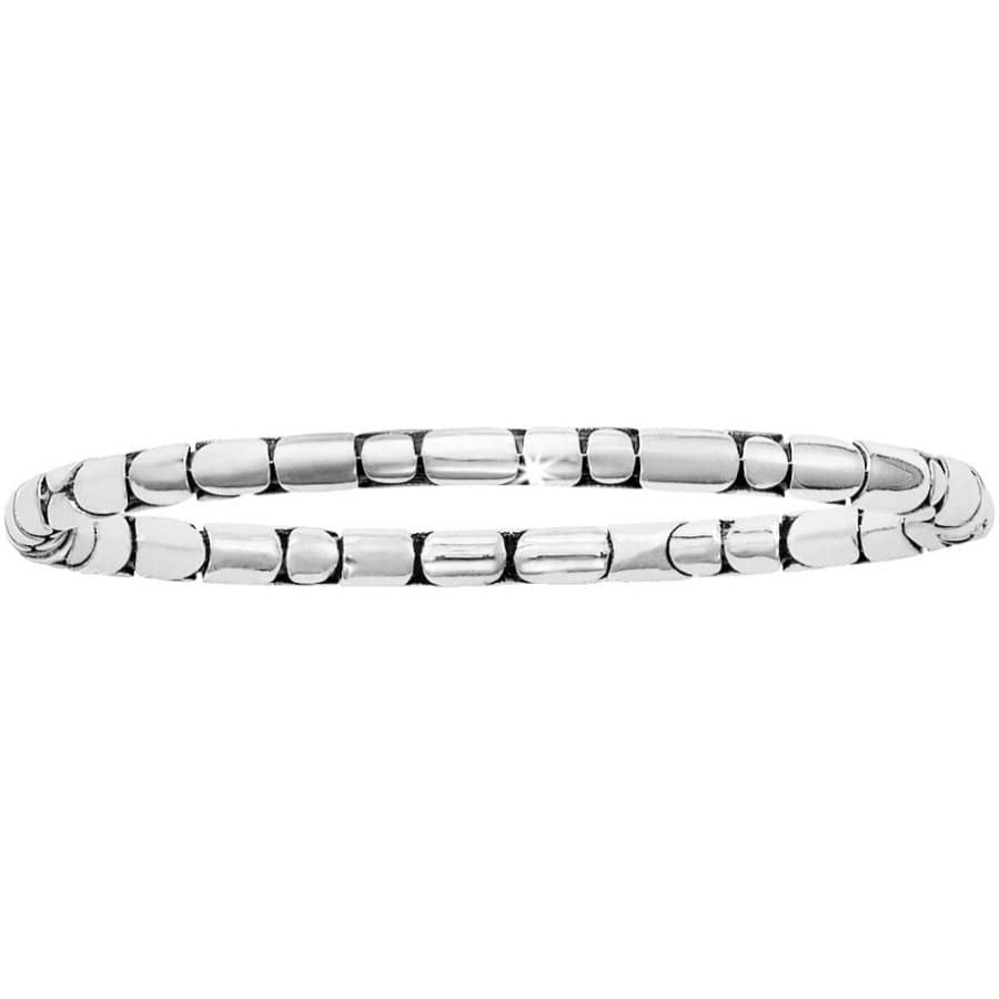 Jewelry Brighton Collectibles Bracelets | Pebble Slim Hinged Bangle Silver