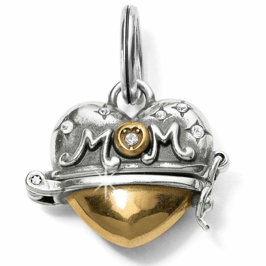 Charms Brighton Collectibles Charms | Mother'S Love Heart Charm Silver-Gold