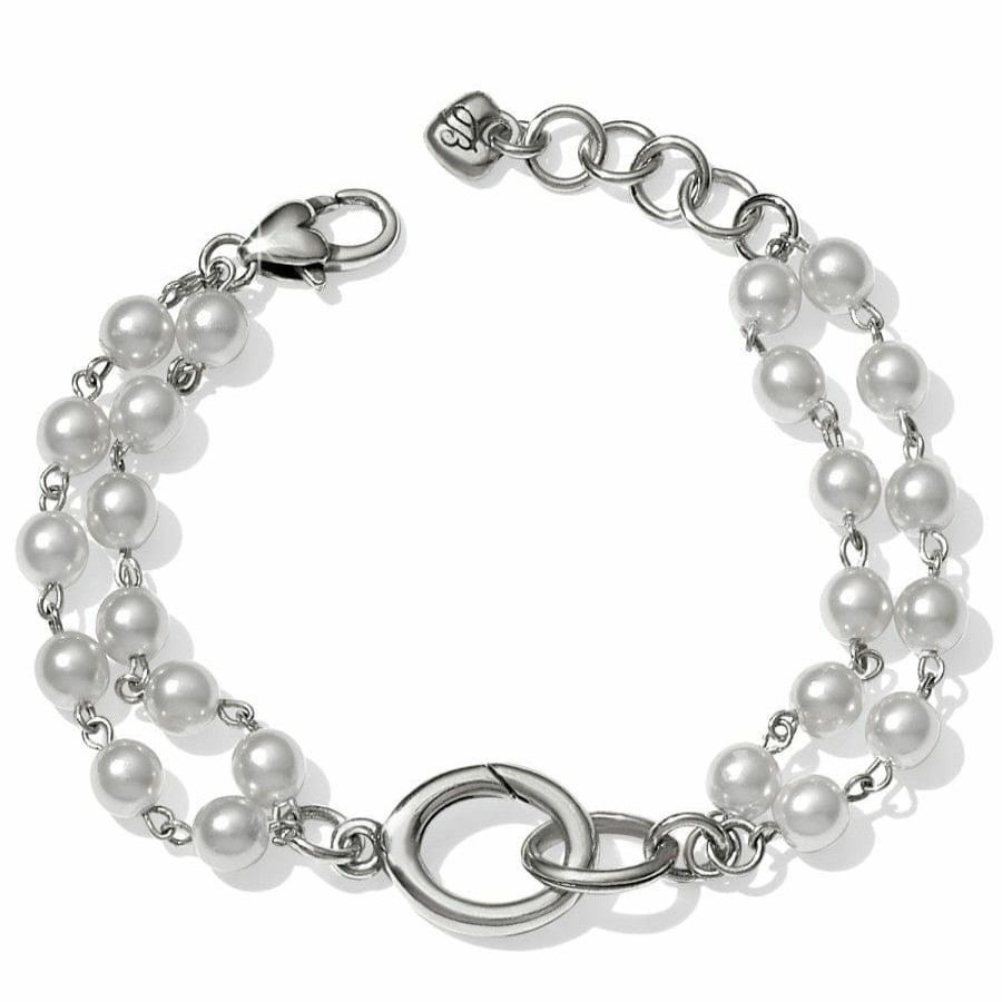 Charms Brighton Collectibles Charm Bracelets | Victoria Charm Bracelet Silver-Pearl