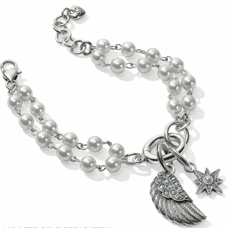 Charms Brighton Collectibles Charm Bracelets | Victoria Charm Bracelet Silver-Pearl