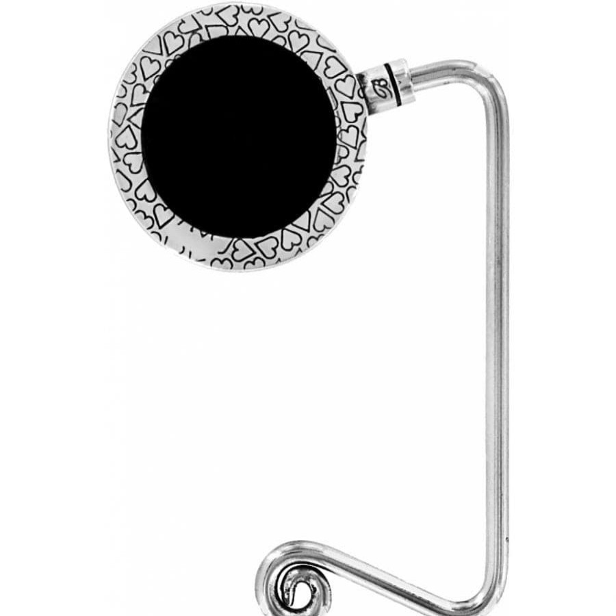 Accessories Brighton Collectibles Handbag Accessories | Deco Rose Handbag Hook Silver