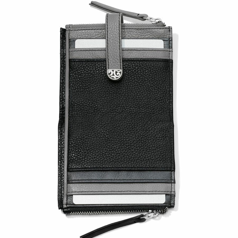 Handbags Brighton Collectibles Wallets & Card Cases | Barbados Credit Card Wallet Black-Multi