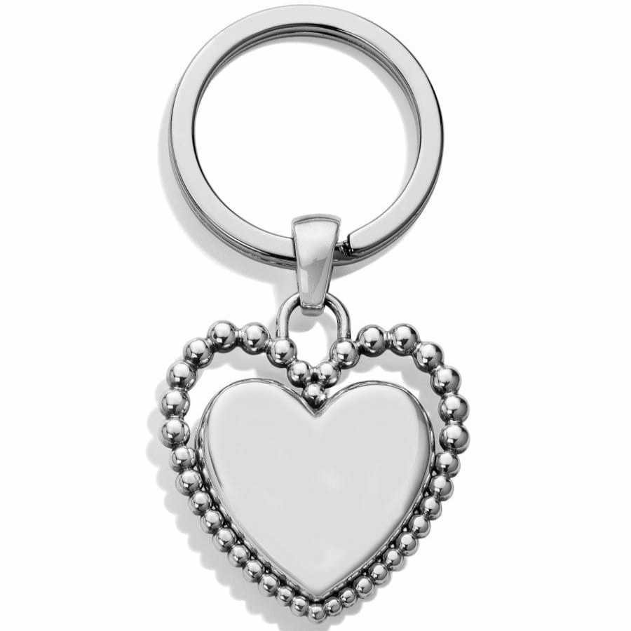 Accessories Brighton Collectibles Key Fobs | Beaded Love Key Fob Silver