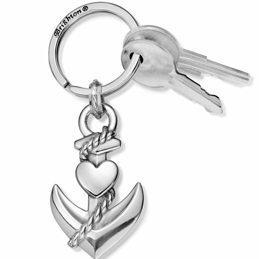 Accessories Brighton Collectibles Key Fobs | Cruz Anchor Key Fob Silver