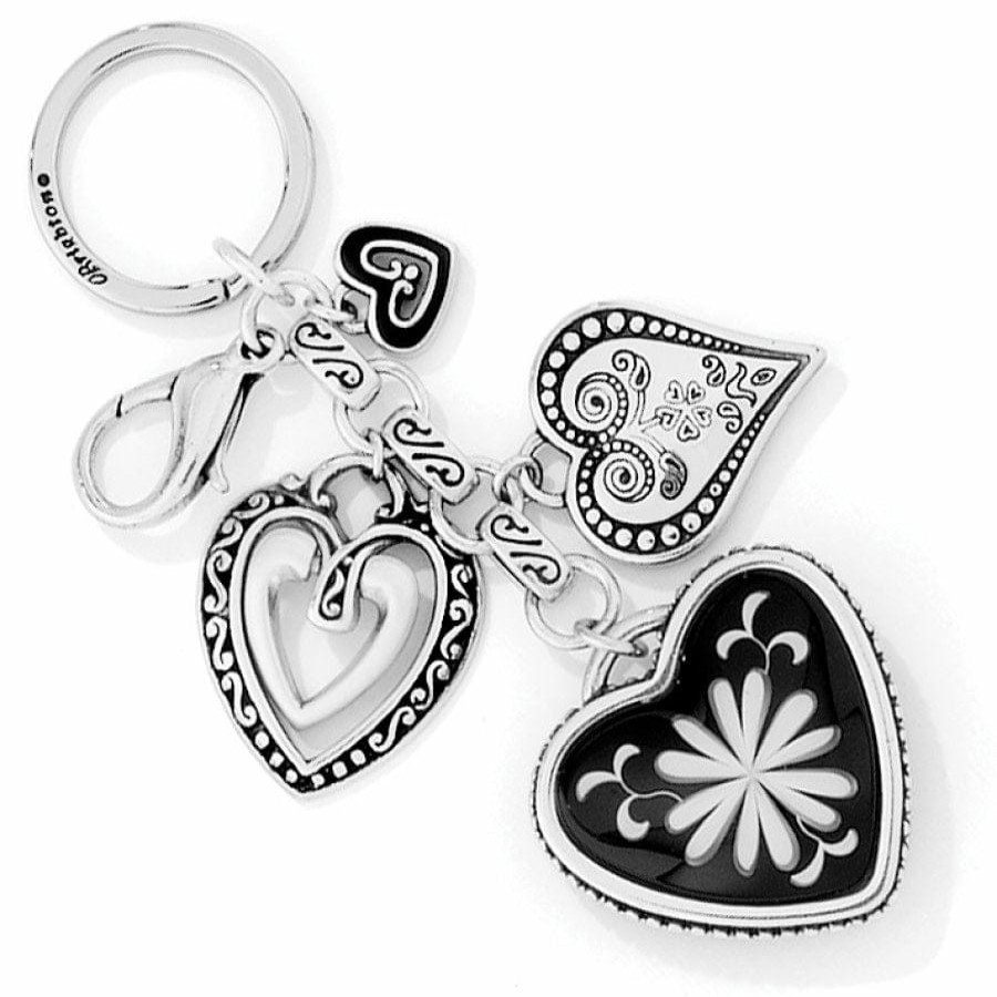 Accessories Brighton Collectibles Key Fobs | Water Lily Handbag Charm Silver