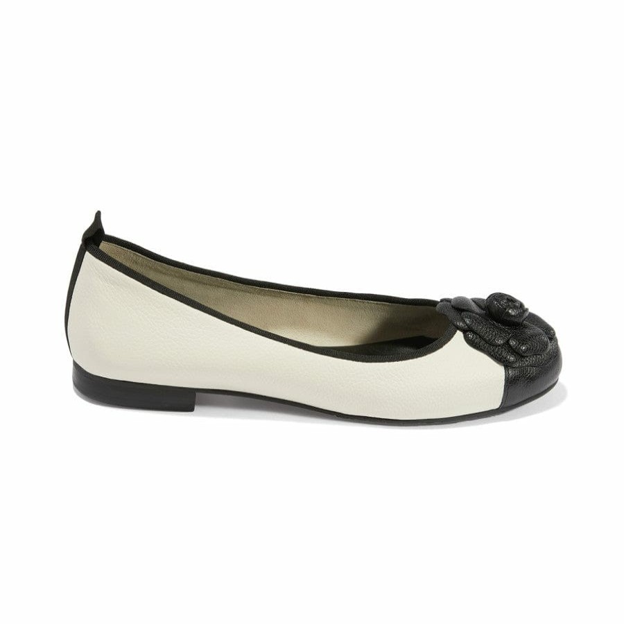 Footwear Brighton Flats | Belle Ballerinas Black-White