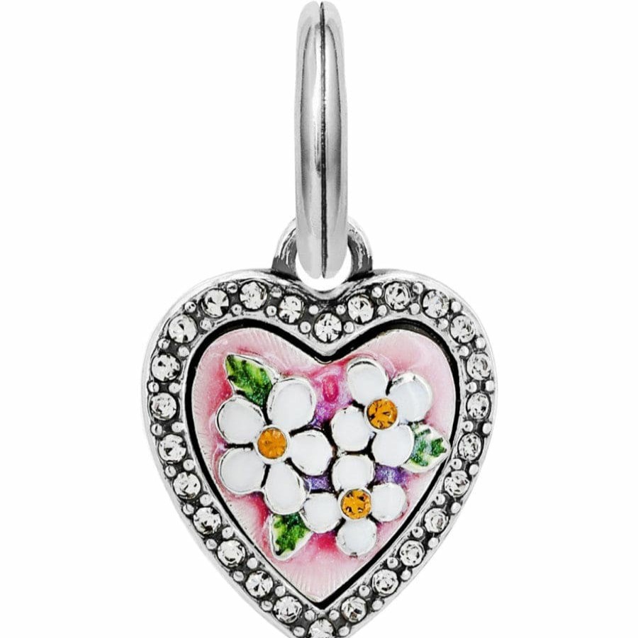 Charms Brighton Collectibles Charms | Blooming Heart Charm Silver-Multi