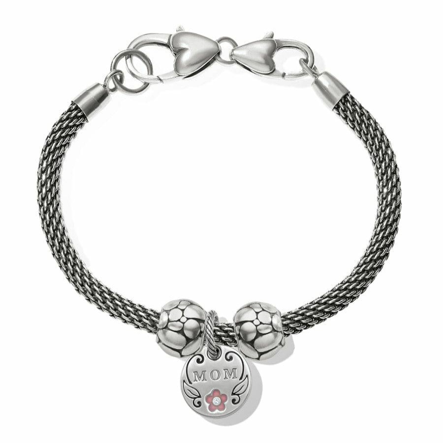 Charms Brighton Collectibles Ready-To-Wear Charm Sets | Mother'S Love Pebble Charm Bracelet Silver