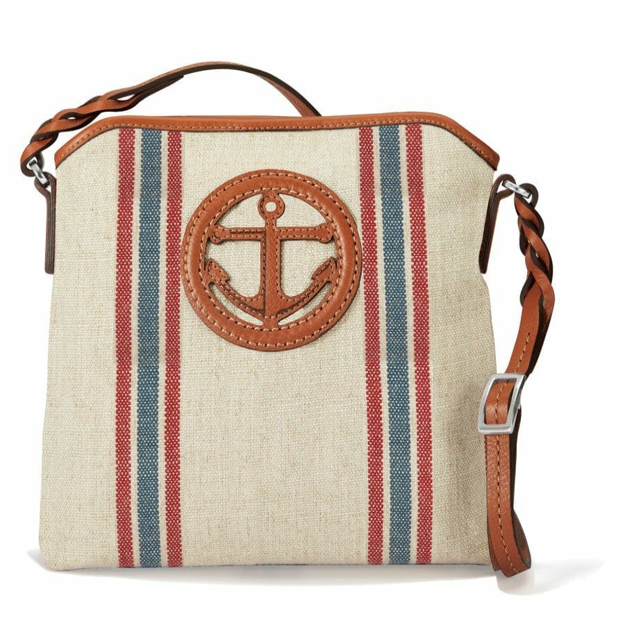 Handbags Brighton Collectibles Crossbodies | Crew Cross Body Bag Natural-Multi